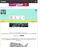 Tablet Screenshot of caroline-usa.skyrock.com