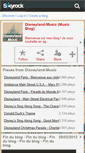 Mobile Screenshot of disneyland-music.skyrock.com