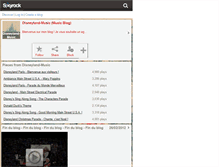 Tablet Screenshot of disneyland-music.skyrock.com