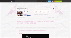 Desktop Screenshot of mb-generation-swag.skyrock.com