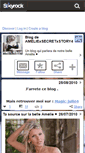 Mobile Screenshot of ameliexsecretxstory4.skyrock.com