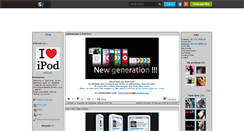 Desktop Screenshot of ipod-love.skyrock.com