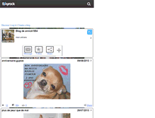 Tablet Screenshot of annick1954.skyrock.com