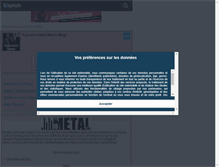 Tablet Screenshot of hypnotik-metal.skyrock.com