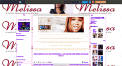 Desktop Screenshot of melissa-la-nouvellestar.skyrock.com
