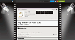 Desktop Screenshot of notre-21-juillet-2012.skyrock.com