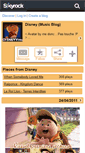 Mobile Screenshot of disneyymusic.skyrock.com