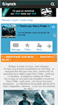 Mobile Screenshot of harrypotter0615.skyrock.com