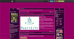Desktop Screenshot of conseillerpartylite.skyrock.com