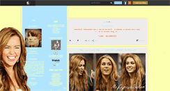 Desktop Screenshot of mycyrusbieber.skyrock.com