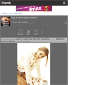 Tablet Screenshot of heart-leighton-meester.skyrock.com