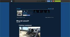 Desktop Screenshot of lexus21.skyrock.com