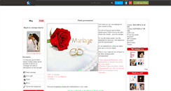 Desktop Screenshot of nos-mariage-damour.skyrock.com