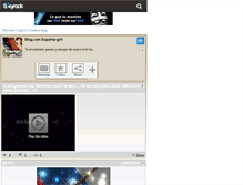 Tablet Screenshot of espania-girl.skyrock.com