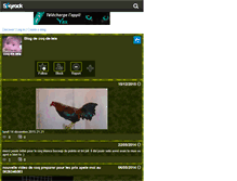 Tablet Screenshot of coq-de-lele.skyrock.com