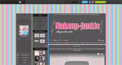 Desktop Screenshot of makeup-junkie.skyrock.com