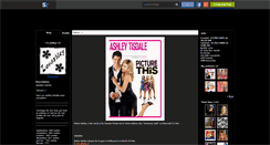 Desktop Screenshot of lovashley.skyrock.com