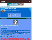 Tablet Screenshot of crossinganimal.skyrock.com