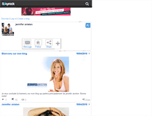 Tablet Screenshot of jenniferanistonusa.skyrock.com