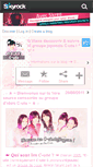 Mobile Screenshot of c-ute.skyrock.com