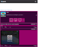 Tablet Screenshot of animalcrossingvideo.skyrock.com