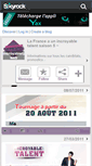 Mobile Screenshot of incroyabletalent-web.skyrock.com