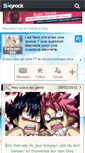 Mobile Screenshot of fairy-tail-fics.skyrock.com