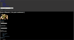 Desktop Screenshot of graindbeaute.skyrock.com