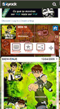 Mobile Screenshot of ben10-officiel.skyrock.com