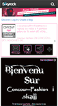 Mobile Screenshot of concour--fashion.skyrock.com