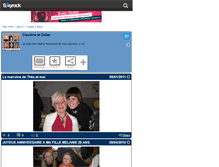 Tablet Screenshot of claudinedidier.skyrock.com