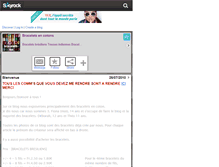 Tablet Screenshot of bracelets-fdt.skyrock.com