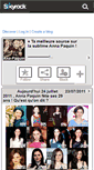 Mobile Screenshot of ana-paquin.skyrock.com