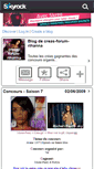 Mobile Screenshot of creas-forum-rihanna.skyrock.com