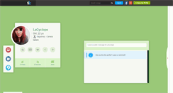 Desktop Screenshot of lacyclope.skyrock.com