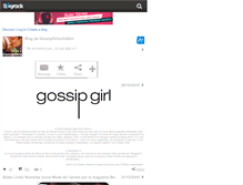 Tablet Screenshot of gossipgirlxxaddict.skyrock.com