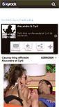 Mobile Screenshot of alexandra-cyril-ss2.skyrock.com