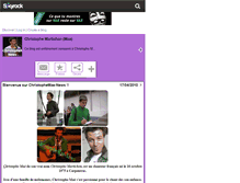 Tablet Screenshot of christophemae-news.skyrock.com