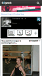 Mobile Screenshot of danseuse28etoile.skyrock.com