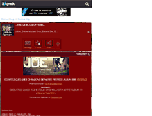 Tablet Screenshot of joe-le-groupe.skyrock.com