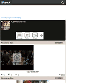 Tablet Screenshot of alexandra--stan.skyrock.com