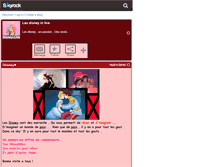 Tablet Screenshot of disney-live.skyrock.com