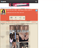 Tablet Screenshot of demilovato-justinbieber.skyrock.com