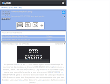 Tablet Screenshot of dtr-events.skyrock.com