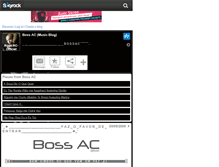 Tablet Screenshot of boss-ac-officiel.skyrock.com