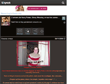 Tablet Screenshot of harry-ginny67.skyrock.com