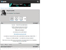 Tablet Screenshot of cyrielle77390.skyrock.com