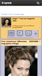 Mobile Screenshot of angiemadzshiloh.skyrock.com