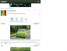 Tablet Screenshot of ecurie-mg-racing.skyrock.com