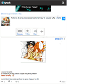 Tablet Screenshot of fict-luffyxnami-fict.skyrock.com